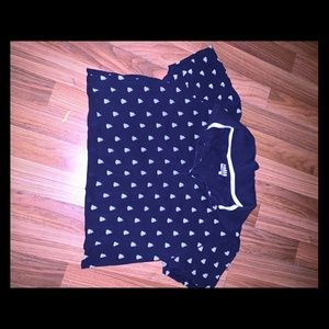 cropped polo with sailboats